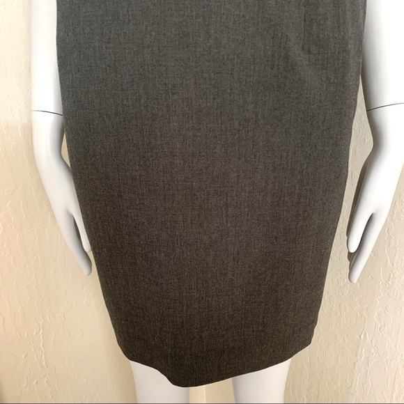 JAEGER Vintage Wool Blend Pencil Skirt Grey - Picture 3 of 13